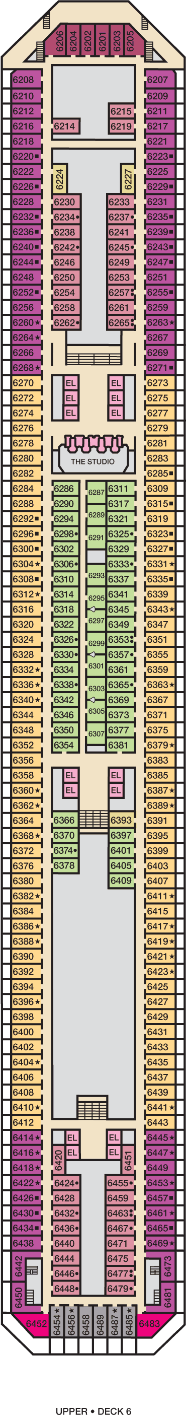 Carnival Conquest Deck Plans