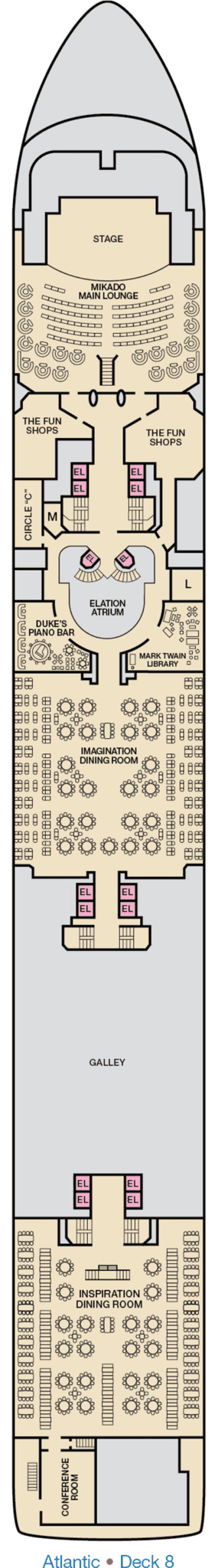 Carnival Spirit Deck Plans Activities Sailings