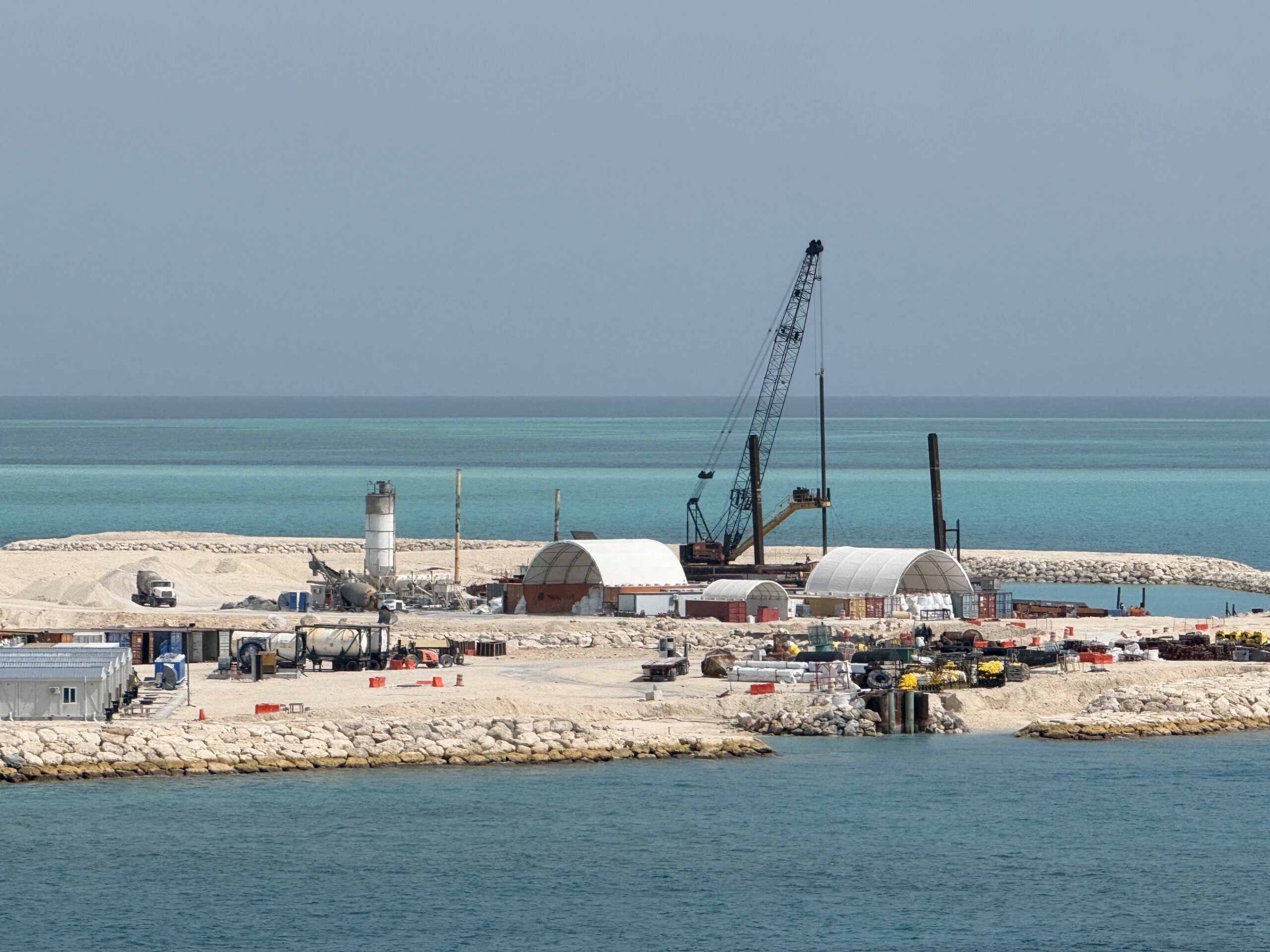 Construction at Sandy Cay - September 11, 2026