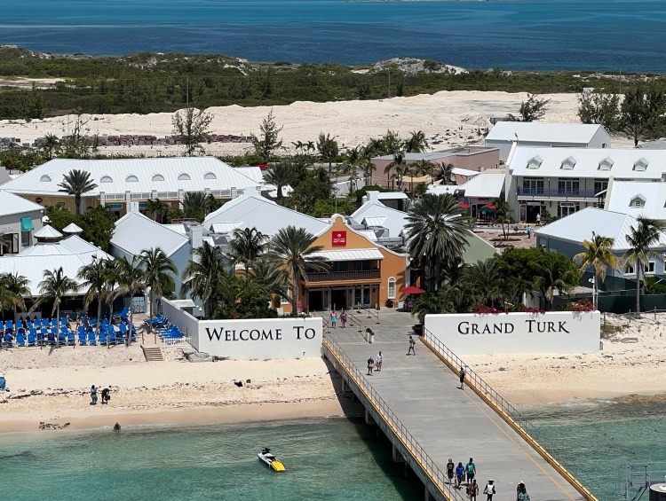 Cruise Excursion Shorts - Grand Turk Cruise Center in the Turks and Caicos Islands