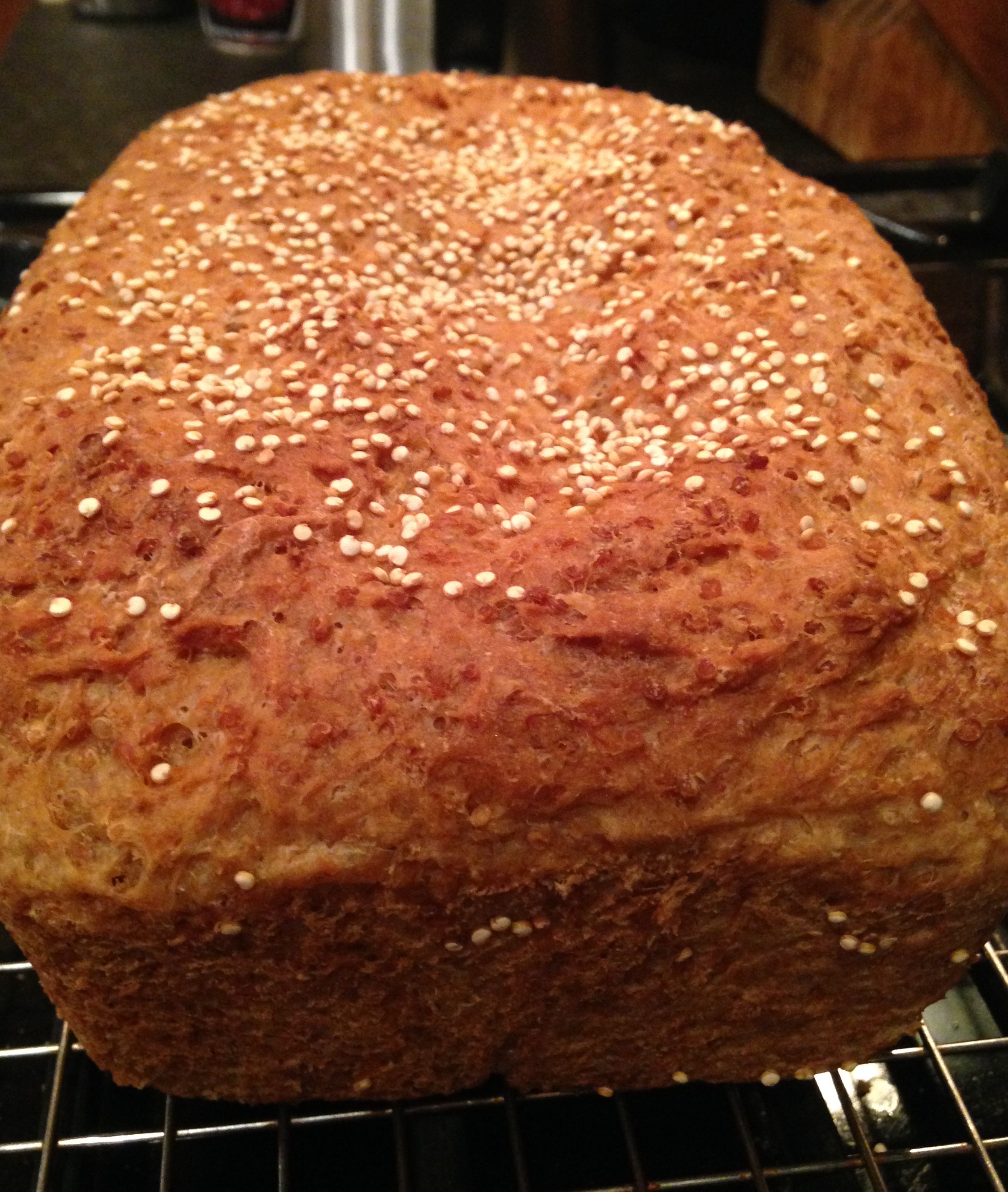 Honey Quinoa Bread Crumbs & Nibbles