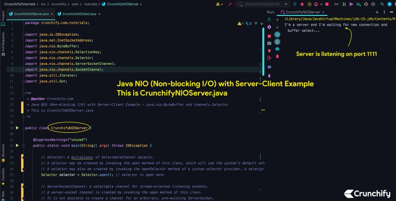 Java Nio Selectors Using Nio Client Server Example Developers Corner Java Web Development - Gorgeous Mountain Pattern - 4K