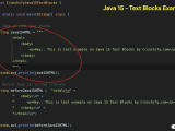 What S New In Java 15 Text Blocks Examples Crunchify