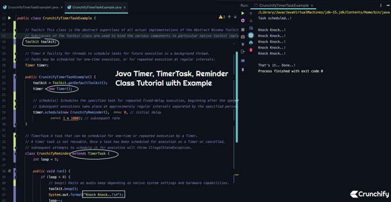 Java Buddy Timer And Timertask Example Execute Code In A Specified Time - Modern Desktop Gradient Backgrounds | Free Download