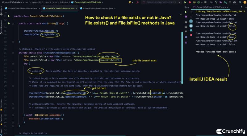 How To Check If A File Exists Or Not In Java File Exists And File - Dark Wallpapers - Amazing Retina Collection