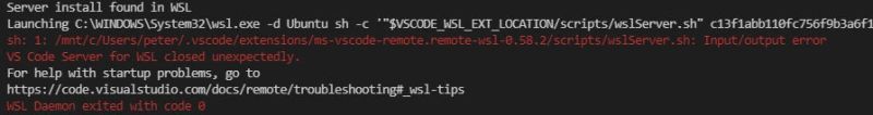 Crycode De Vs Code Server For Wsl Closed Unexpectedly Input Output Error - Classic Geometric Background - HD