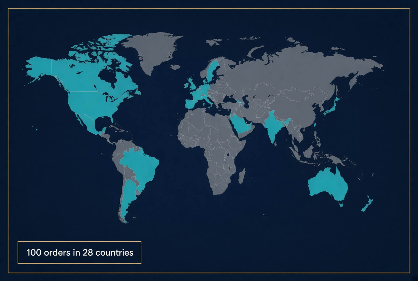 Crypta Labs - shipping map