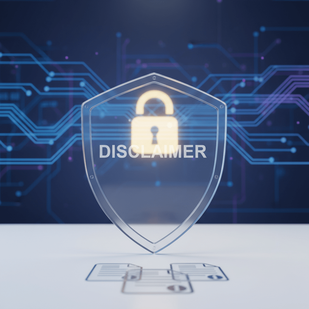 Legal disclaimer graphic — The Cryptic Dispatch