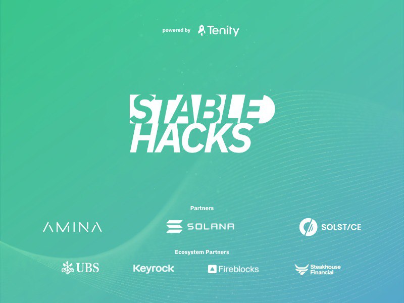 Tenity launches StableHack: Global Hackathon to build the future of institutional Stablecoin adoption