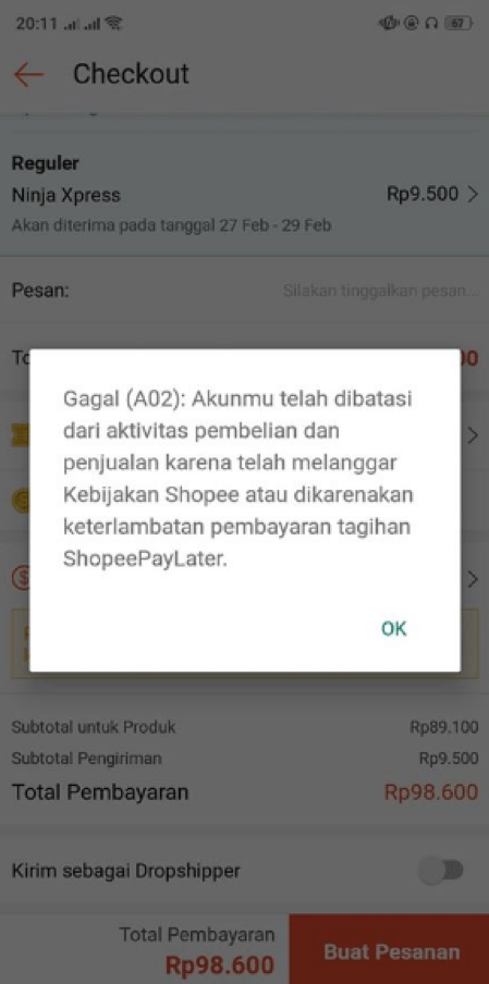 Manajemen pengembalian barang & dana. Pengalaman Menggunakan Shopee Paylater 2022 Cryptoharian
