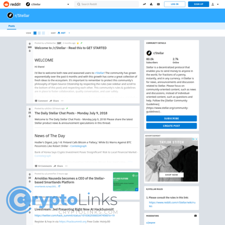 Here, you'll find some of the best free bank account available. Stellar Reddit Reddit Com Cryptocurrency Subreddit