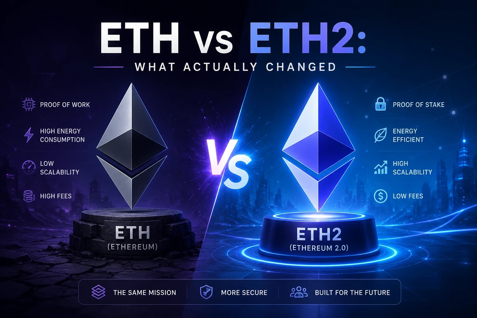 ETH vs ETH2 What Actually Changed