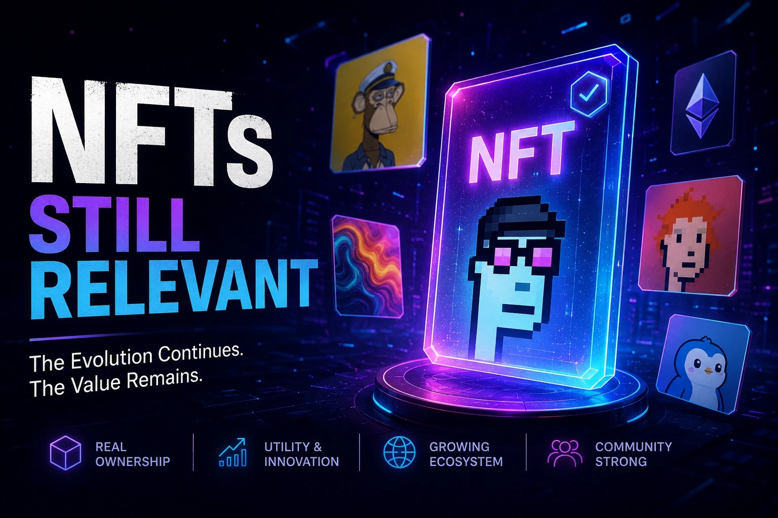 NFTs still relevant in 2026 - digital art tokens on blockchain explained