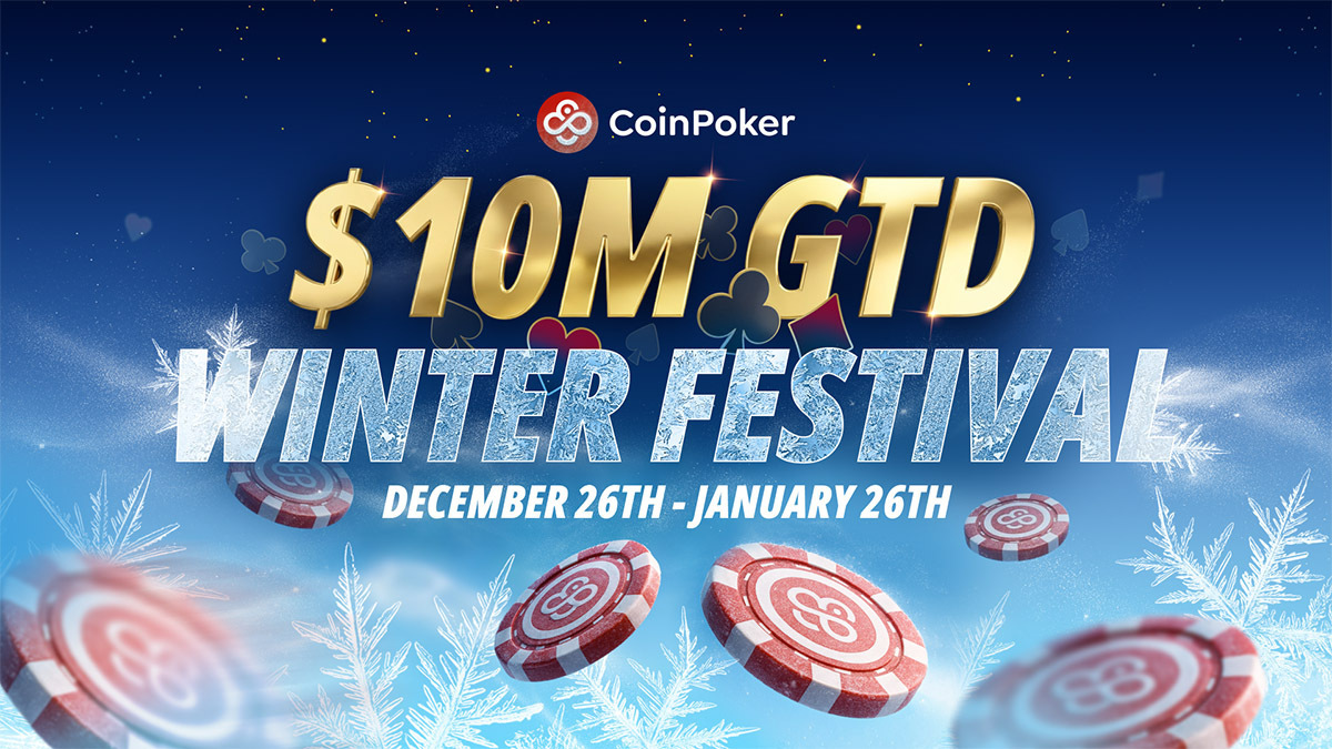 $10M GTD Winter Series Starts on CoinPoker