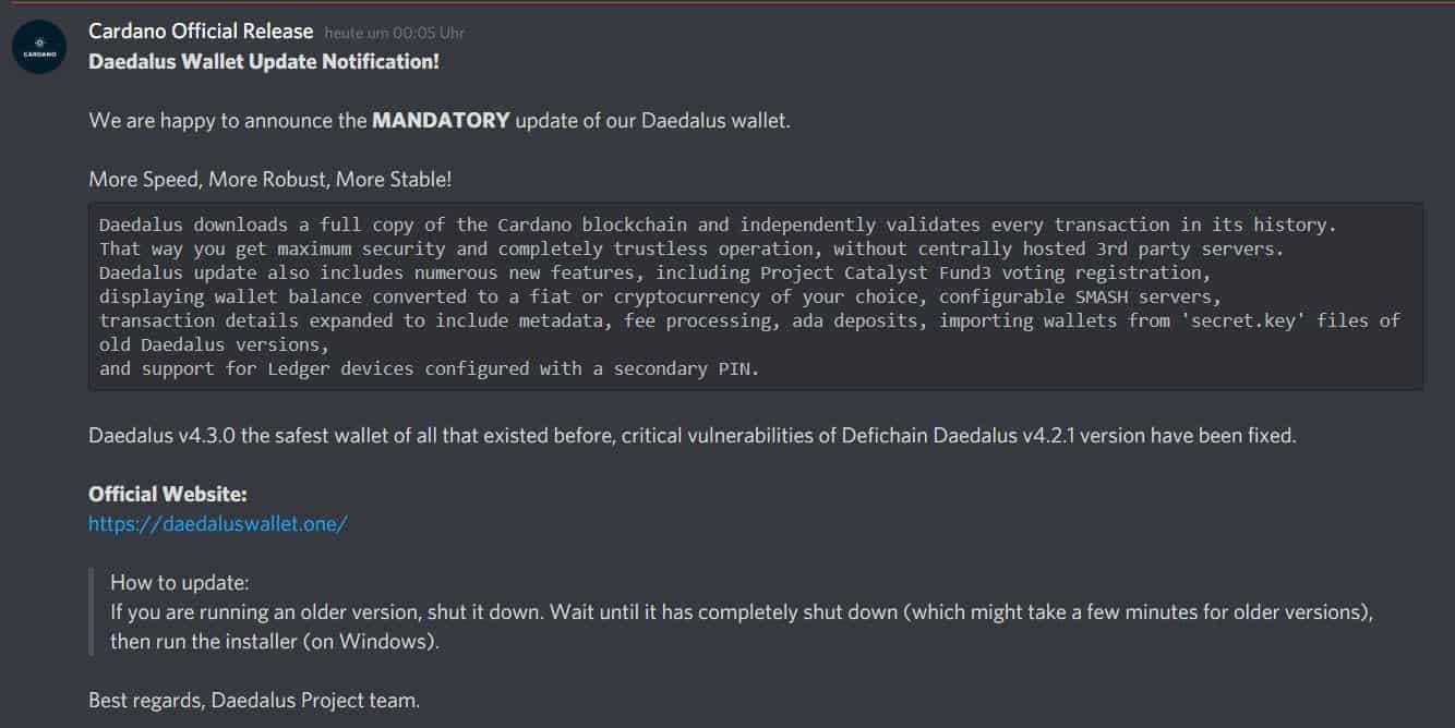 Copyright © 2021 investorplace media, llc. Beware Fake Cardano Ada Wallet Marketed On Discord