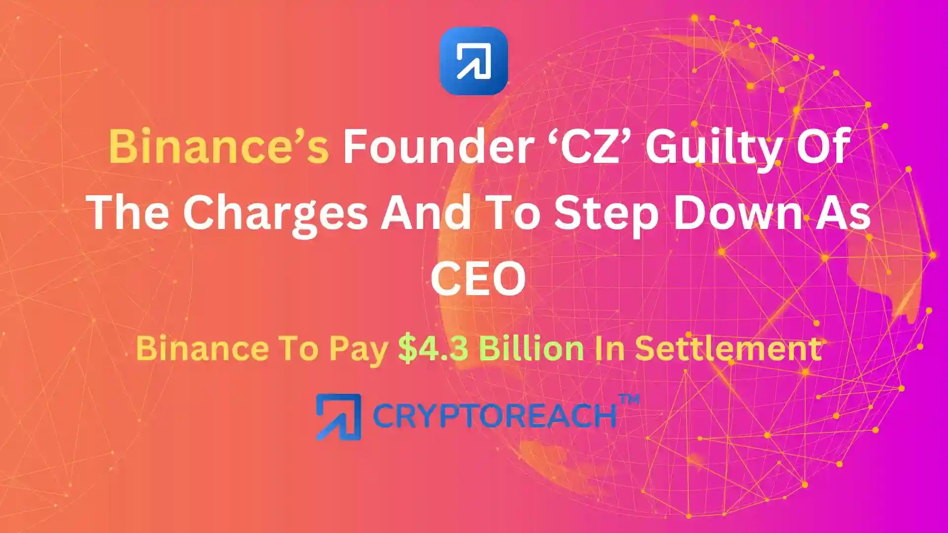 Binance founder and ceo to step down