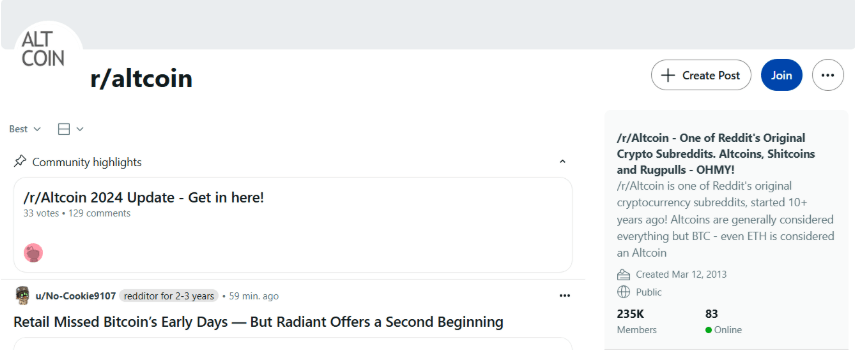r/altcoin Preview