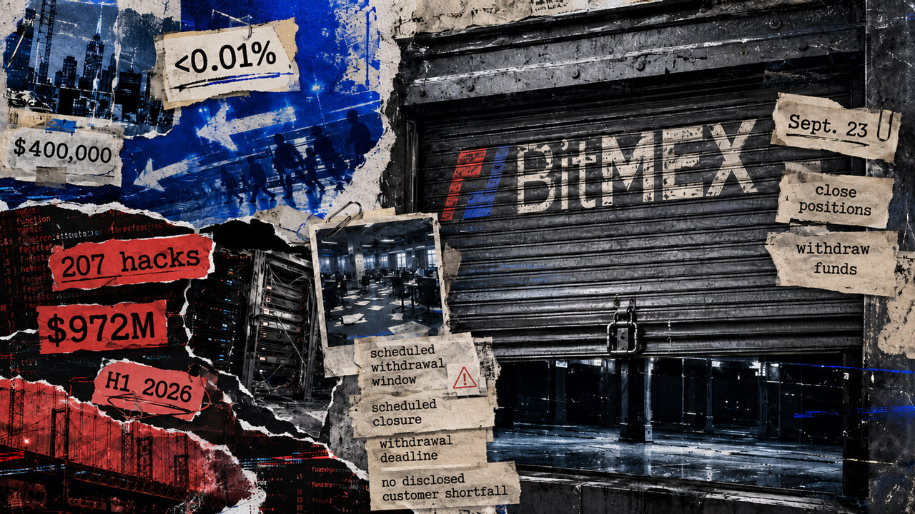 BitMEX shuts down without an FTX style crisis, revealing where crypto’s real danger has moved BitMEX shuts down without an FTX style crisis, revealing where crypto’s real danger has moved
