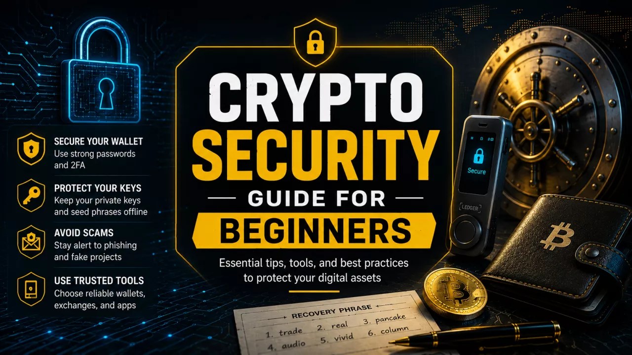 Crypto Security Guide for Beginners: How to Protect Your Cryptocurrency in 2026