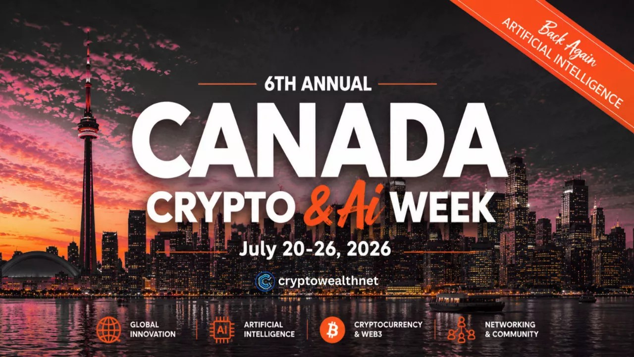 Canada Crypto Week Returns July 20-26, 2026: Six Years of Web3, Digital Assets and AI in Toronto