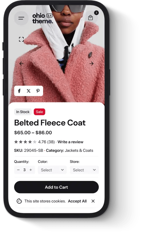 Crystal-Stack Webagentur - lp TempPhoneScreenshot02 - Bild