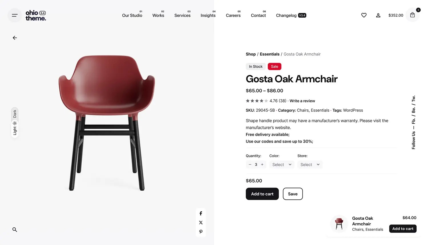 Crystal-Stack Webagentur - lp TempScreenshot06 - Bild