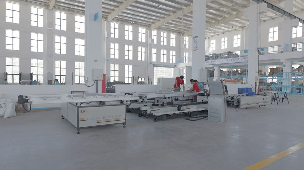 machine corner assembly