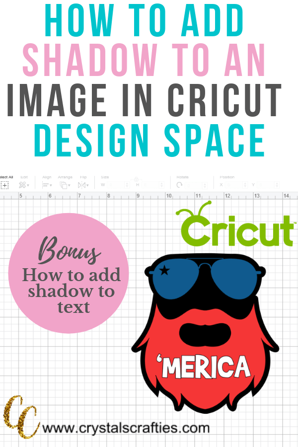 How to add shadow to an image in Cricut Design Space