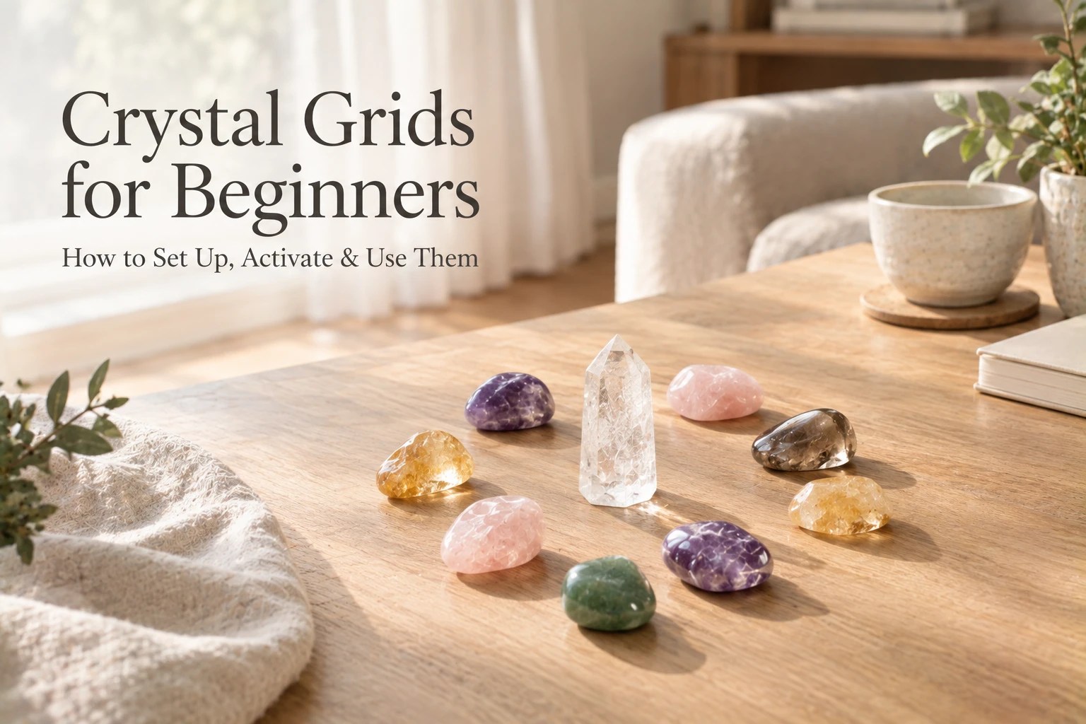 Crystal Grids for Beginners: How to Set Up, Activate & Use Them