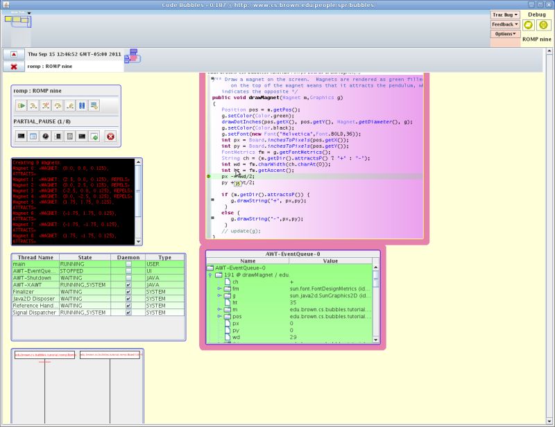 Code Bubbles Tutorial - Retina Dark Images for Desktop