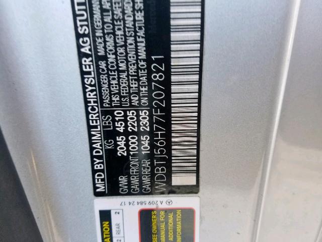 2007 Mercedes Benz Clk 350 3 5l 6 For Sale In Gaston Sc Lot 52833779