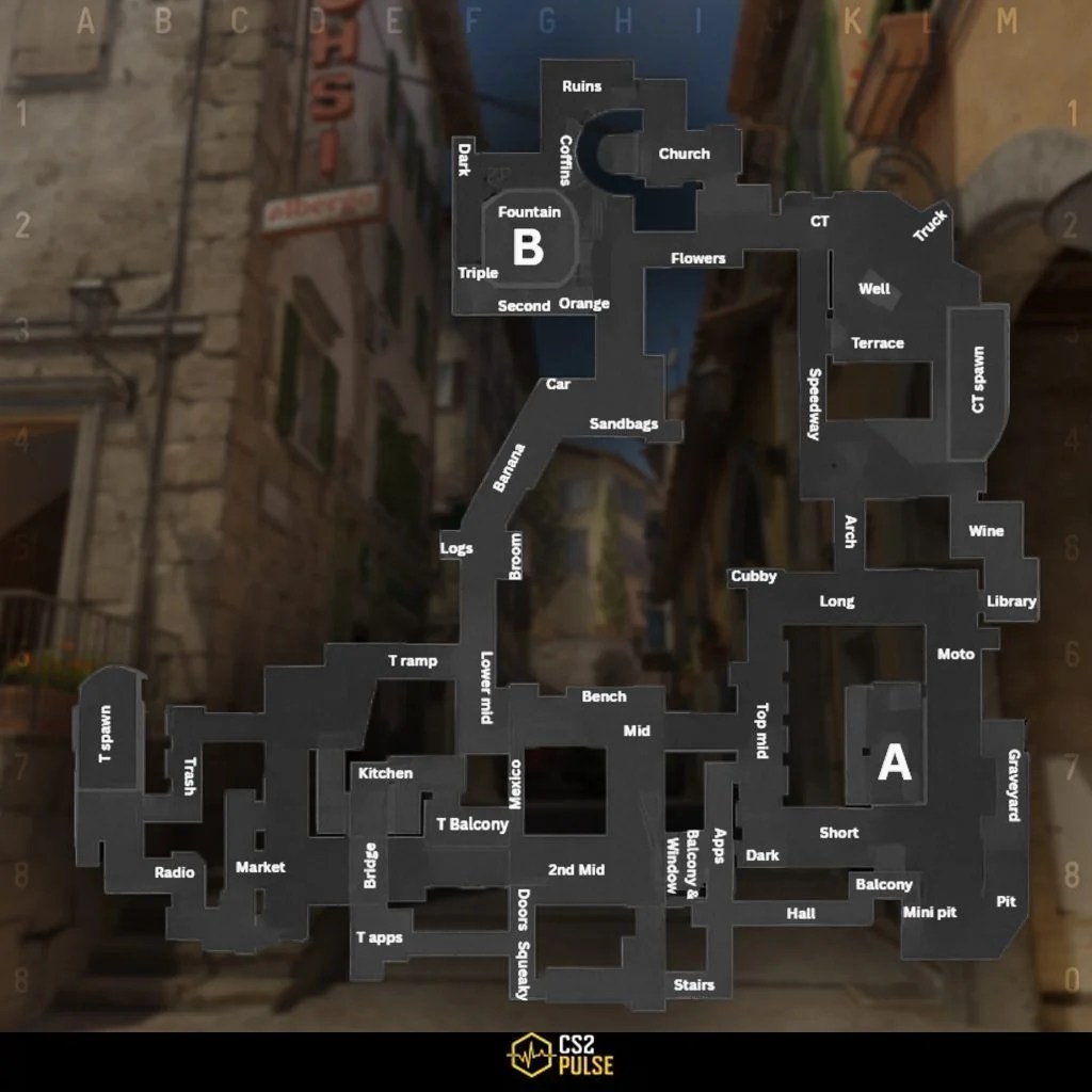 CS2 Inferno Callouts Learn All 2026 Map CS2.
