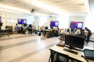 another wide view of the lab