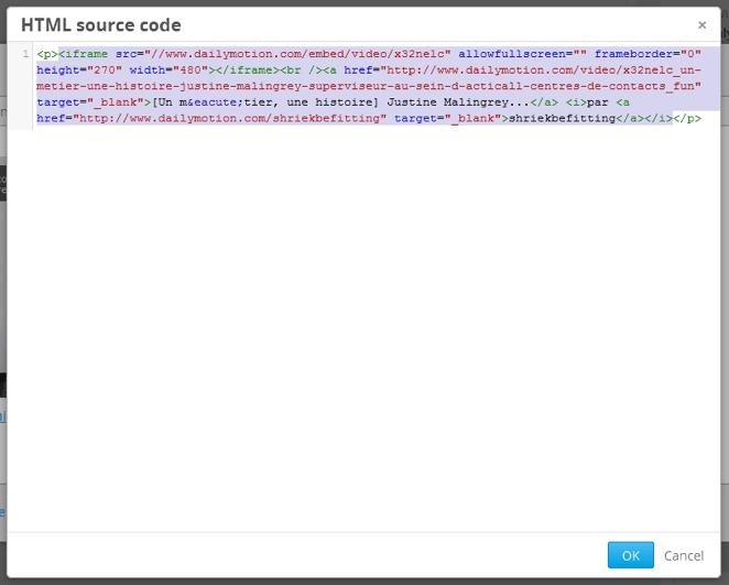 Adding A Video Component Through Iframe Customer Success Center