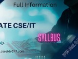 Download Gate Computer Science Syllabus Pdf тлж Csestudy247