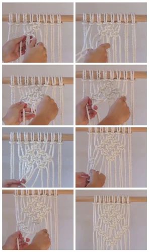 Macrame Tutorial Diy Macrame Reverse Different Knot Patterns Csheb - Light Picture Collection - Ultra HD Quality