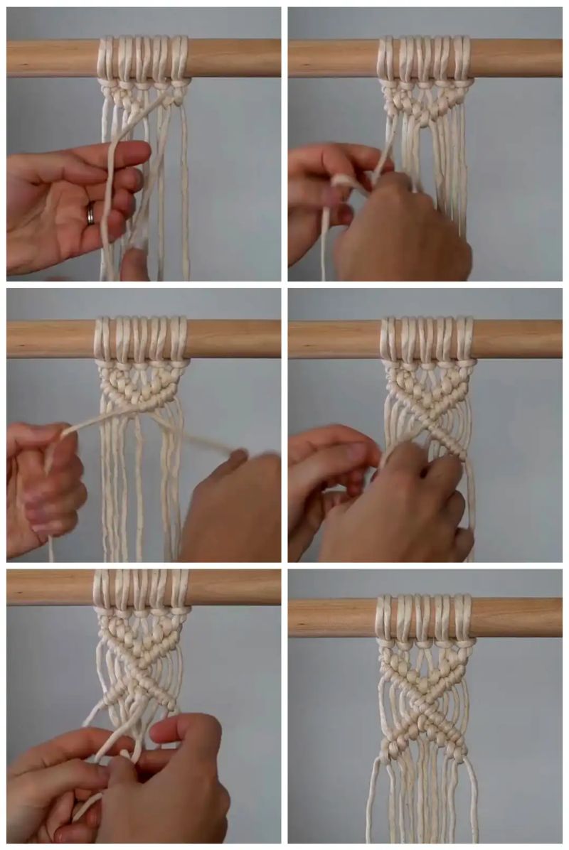 Macrame Pattern 3 Tutorial Diy Knot Design - Best Light Designs in Full HD