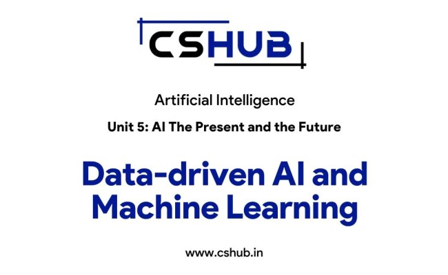 Data-driven AI And Machine Learning - Artificial Intelligence