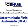 Deterministic Finite Automata (DA) - Theory Of Computation