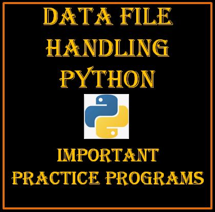 20+ Basic Python Read File & Write File programs (Solved) - CS-IP ...
