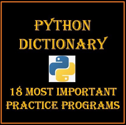 Programs on Dictionary in Python Class 11 | Important Questions-Solved ...