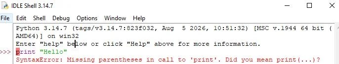 Exception Handling - syntax error