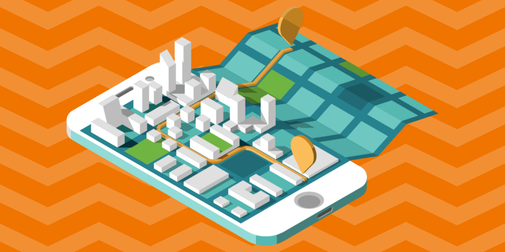 Waze Local Map Mockup