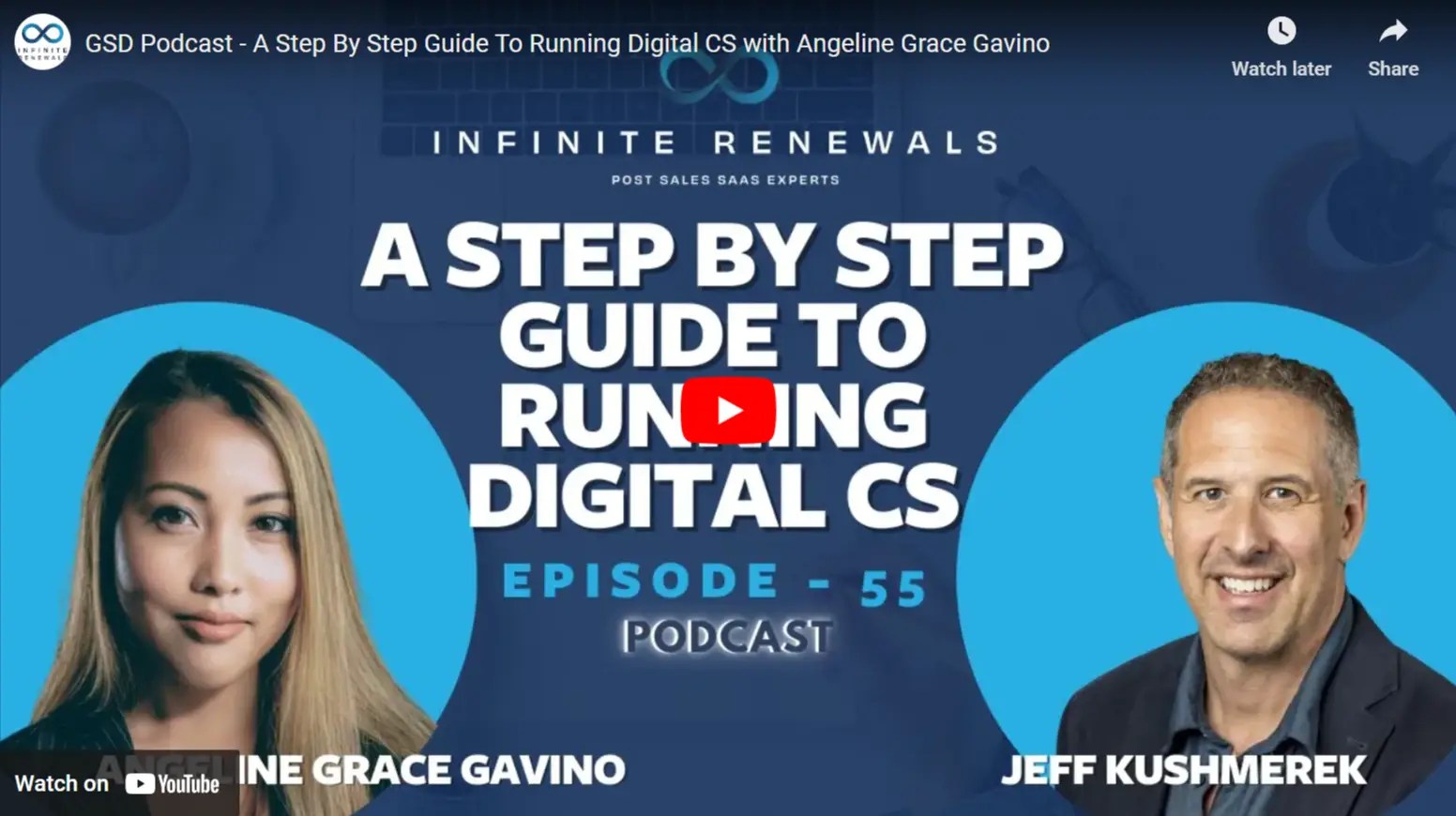 Infinite Renewals podcast: A step-by-step guide to running digital CS