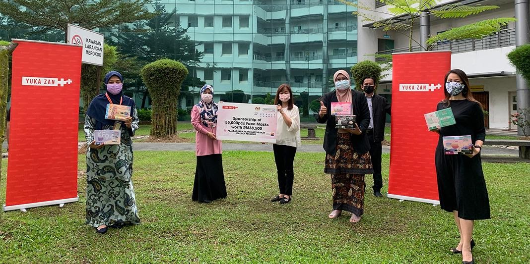 Yuka Zan Donates Medical Masks Worth Rm 91 000 To Pejabat Kebajikan Masyarakat The Lost Food Project Home Gp Asia Csr Malaysia