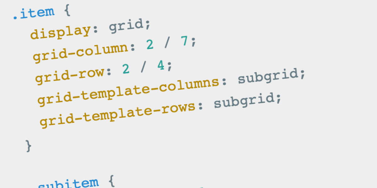 Subgrid Rails subgrid Archives - CSS-Tricks