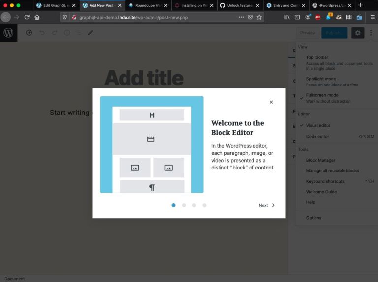 Adding a Custom Welcome Guide to the WordPress Block Editor | CSS-Tricks
