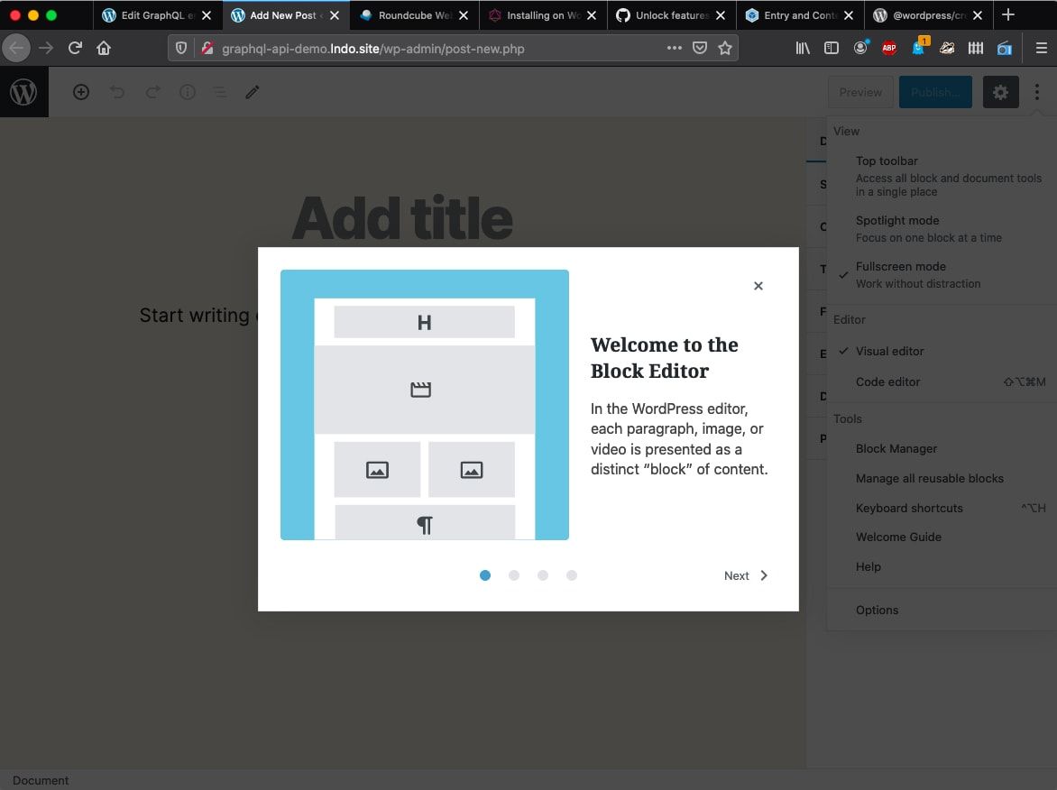Adding a Custom Welcome Guide to the WordPress Block Editor | CSS-Tricks