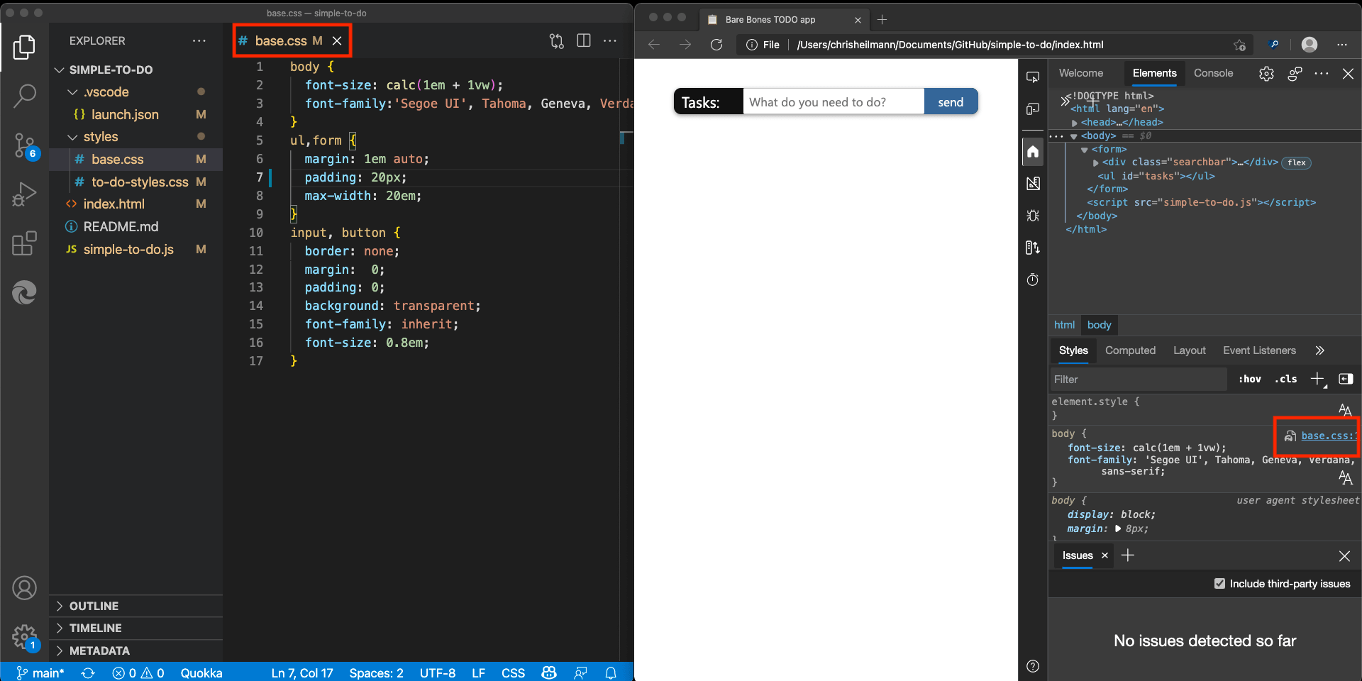What If You Could Use Visual Studio Code As The Editor Of In Browser Developer Tools Css Tricks