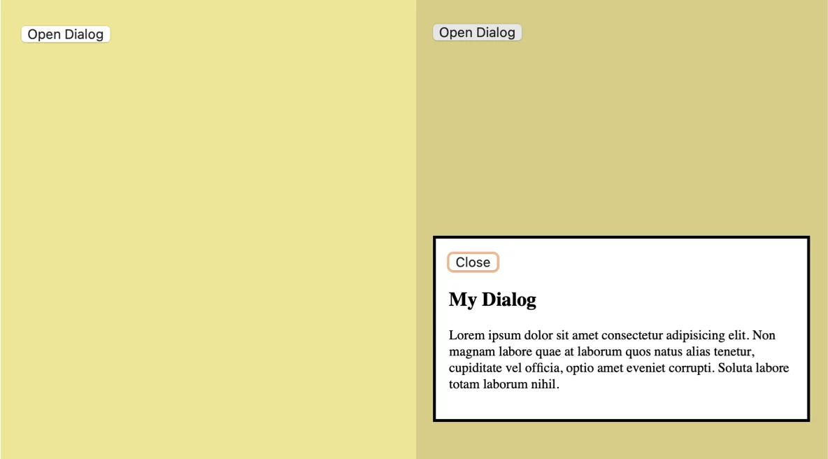Using and Styling the Dialog Element | CSS-Tricks